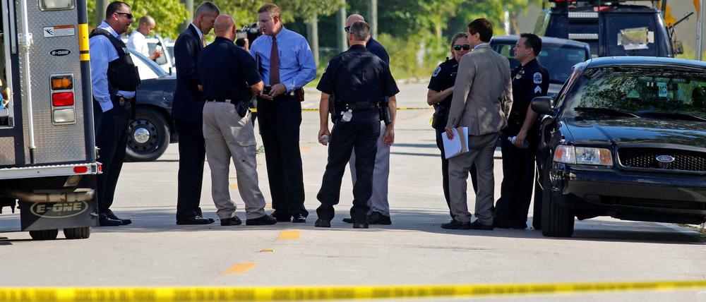 US-Polizeibeamten in Fort Myers.