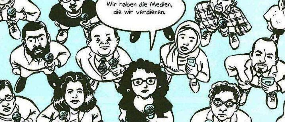 Durch Zeit und Raum: Die Journalistin Brooke Gladstone führt durch das Buch.