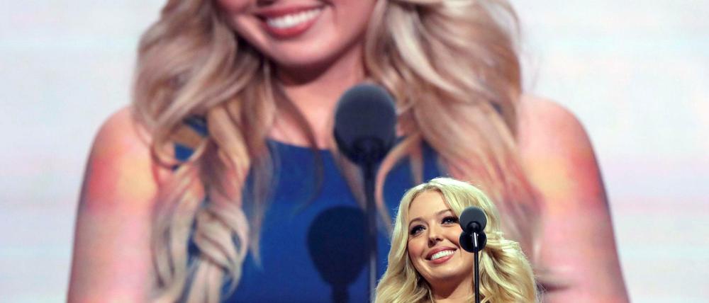 Nur Gutes zu berichten über den Vater: Trump-Tochter Tiffany bei Parteitag 