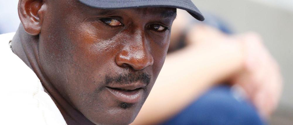 Basketball-Superstar Michael Jordan.