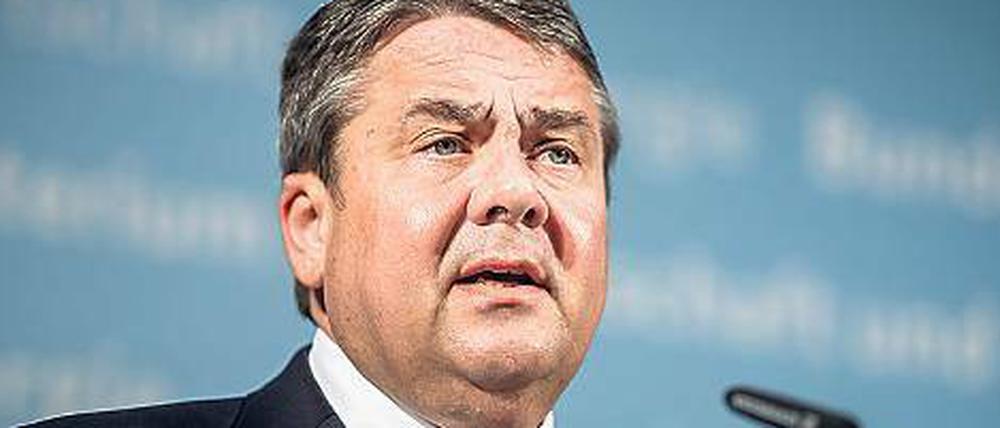 Bundeswirtschaftsminister Sigmar Gabriel.