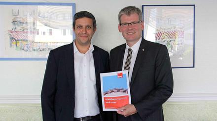 Raed Saleh (links) und Helmut Kleebank.
