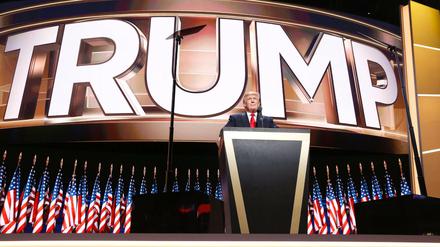 Umstritten, belächelt, jetzt Präsidentschaftskandidat: Donald Trump