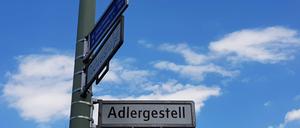 Straßenschild Adlergestell
Foto: Stefan Jacobs