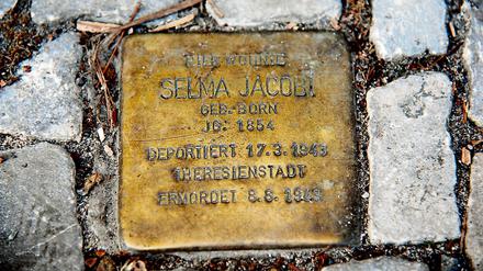 Ein Stolperstein aus Charlottenburg (Symbolfoto von 2014). 