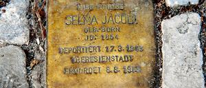Ein Stolperstein aus Charlottenburg (Symbolfoto von 2014). 