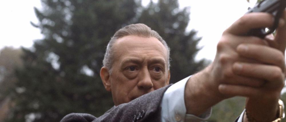 Weltweit gesehen: Schauspieler Horst Tappert als Oberinspektor Stephan Derrick.