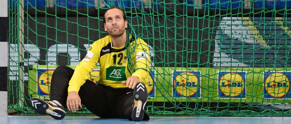 Silvio Heinevetter begann gegen Ägypten im Tor.