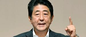 Japans Ministerpräsident Shinzo Abe.