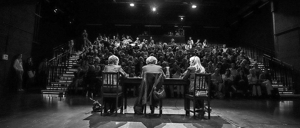 Lesung beim Literaturfestival.