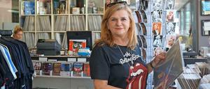 Die Rückkehr des Vinyls. Brigitte Nicolaou im neuen „City Music“-Verkaufsraum. 