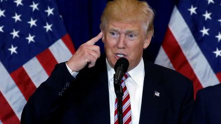Donald Trump, republikanischer Präsidentschaftsbewerber in den USA.