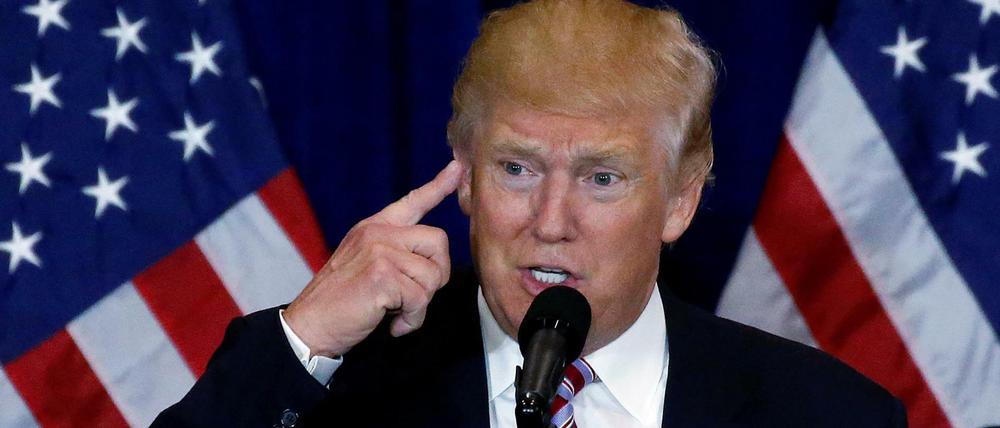 Donald Trump, republikanischer Präsidentschaftsbewerber in den USA.