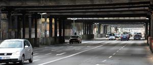 Die Yorckbrücken an der Grenze zwischen Schöneberg und Kreuzberg.