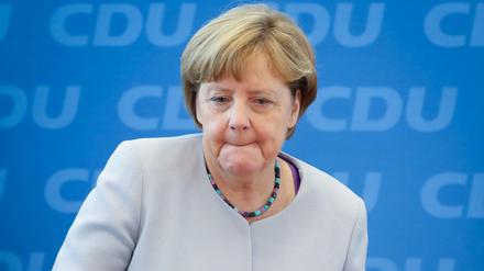 Bundeskanzlerin Angela Merkel (CDU). 