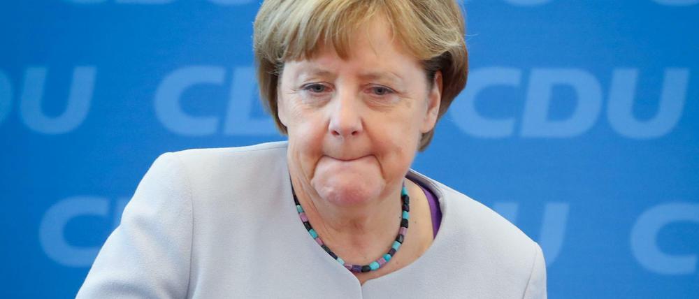 Bundeskanzlerin Angela Merkel (CDU).