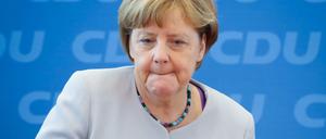 Bundeskanzlerin Angela Merkel (CDU). 