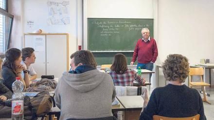 Dauerprovisorium. Viele Schulen nutzen Container als Ersatzbauten. 