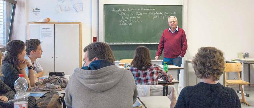 Dauerprovisorium. Viele Schulen nutzen Container als Ersatzbauten. 