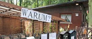 Warum soll unser Häuschen weichen, fragt das Ehepaar Hoffmann.