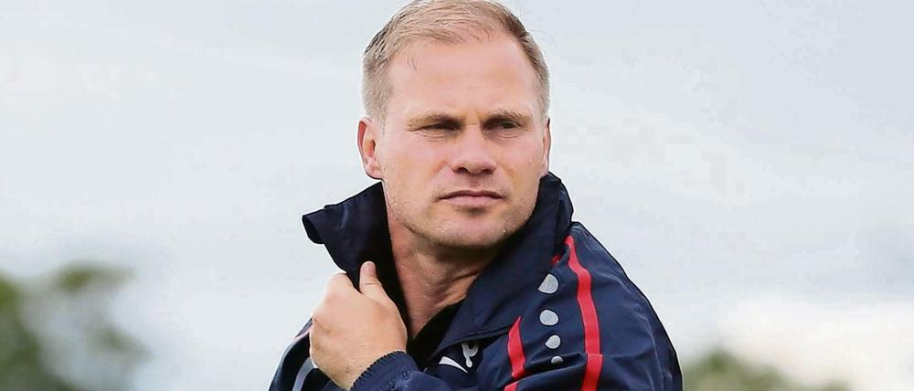 Trainer René Rydlewicz vom BFC Dynamo.