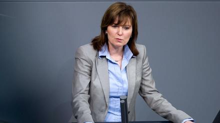 Die Bundestagsabgeordnete Petra Hinz (SPD) im Bundestag.