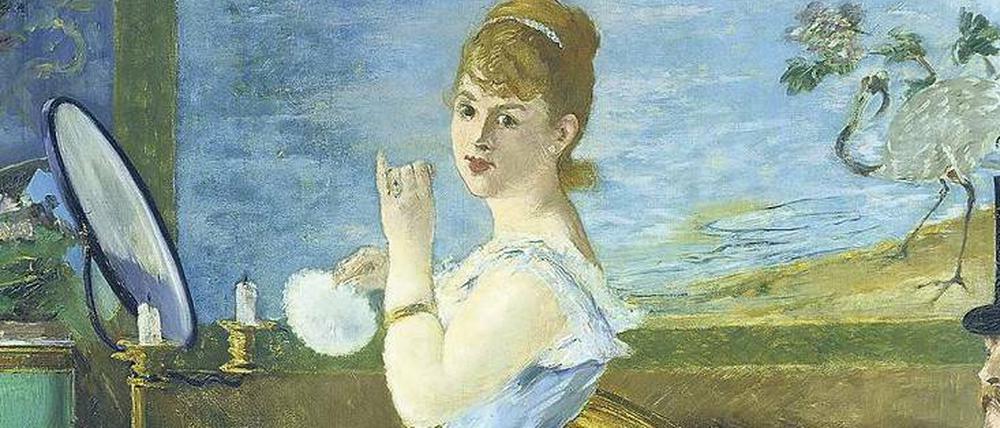 Vor dem Spiegel. Manet schuf das Bild der "Nana" 1877 als moderne Version einer "Venus".