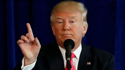 Der republikanische US-Präsidentschaftskandidat Donald Trump