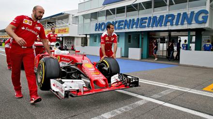Ob die Formel-1-Teams nach dem diesjährigen Grand Prix noch mal in Hockenheim Station machen, ist fraglich.