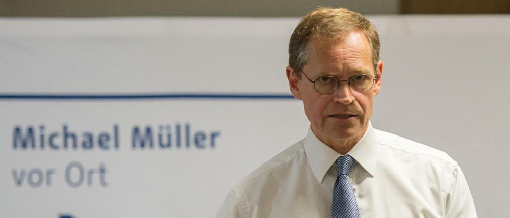 Berlins Regierender Bürgermeister Michael Müller (SPD).