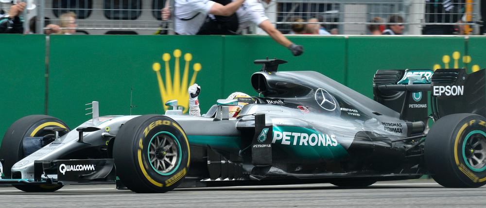 Gut gefahren. Lewis Hamilton hat gewonnen.