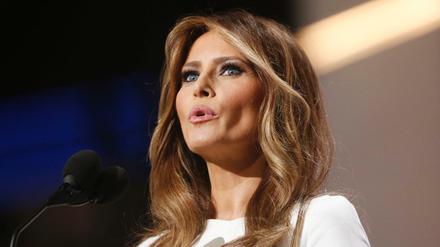 Umstrittener Lebenslauf: Melania Trump, Frau des US-Präsidentschaftskandidaten Donald Trump