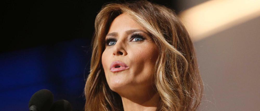 Umstrittener Lebenslauf: Melania Trump, Frau des US-Präsidentschaftskandidaten Donald Trump