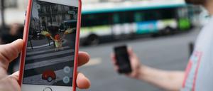 Die Spiele-App PokémonGo. 
