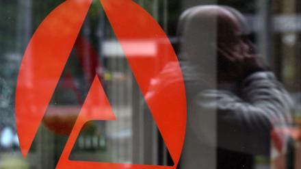 Der Eingangsbereich der Agentur für Arbeit in München. 