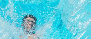 In Marzahn-Hellersdorf ist erst einmal nichts mit Abkühlung im Schwimmbad.