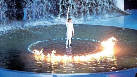 Cathy Freeman, 43, gewann 2000 im olympischen Rennen über 400 Meter die Goldmedaille für Australien.