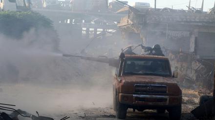 Schwere Kämpfe in Aleppo.