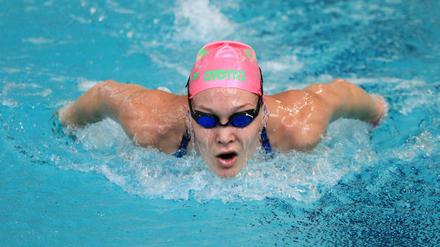 Im Schul- und Leistungssportzentrum Berlin in Hohenschönhausen ist viel Platz für Schwimmer.