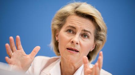 Bundesverteidigungsministerin Ursula von der Leyen (CDU) 