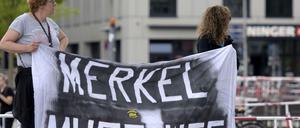 Demonstration von Rechtspopulisten und rechten Gruppierungen am 30. Juli in Berlin. 