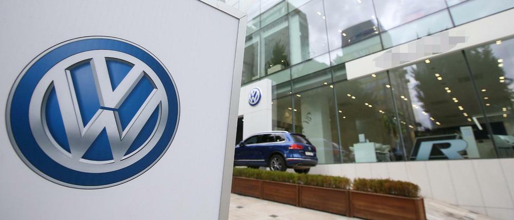 Eine Volkswagen-Filiale in Südkorea. 