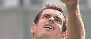 Ballsicher. Andy Murray beim Training in Rio. 