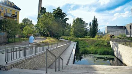 Offener Lauf: der Südpanke-Park hinter dem BND-Neubau