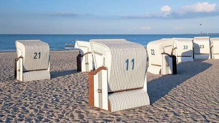 Die Badefreuden an der Ostsee werden wegen der Umweltprobleme nicht getrübt.