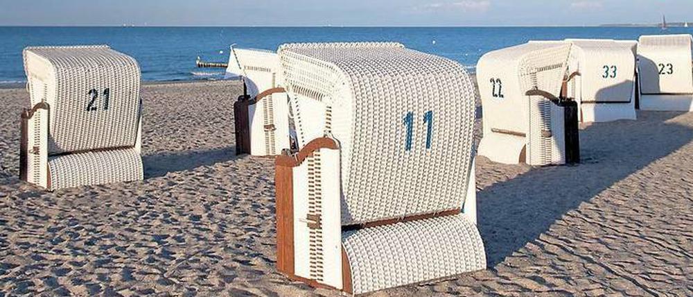 Die Badefreuden an der Ostsee werden wegen der Umweltprobleme nicht getrübt.