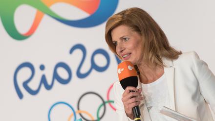 Moderierte am Donnerstag den Olympia-Countdown im ZDF: Katrin Müller-Hohenstein.