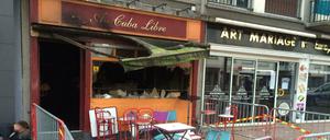 Die Bar "Cuba Libre" in Rouen nach dem fatalen Brand.