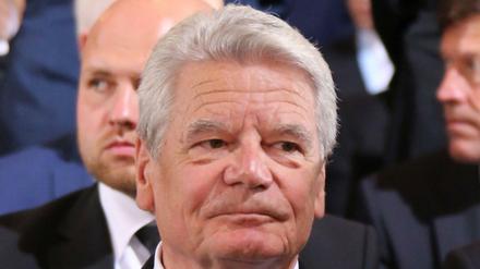 Bundespräsident Joachim Gauck. 