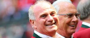 Uli Hoeneß (links) mit Franz Beckenbauer.
